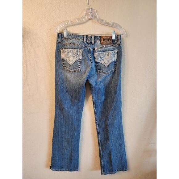 Lucky Brand Women's Denim Blossom Wonder Jean 90's Y2K Low Rise - Picture 2 of 13